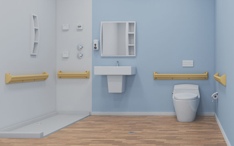 Cortech molded grab bars provide durable, ADA-compliant support for healthcare, behavioral health, and other high security environments.