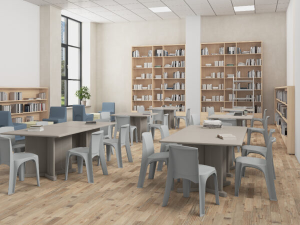 The Endurance<sup>®</sup> 42” Square X-Base Table